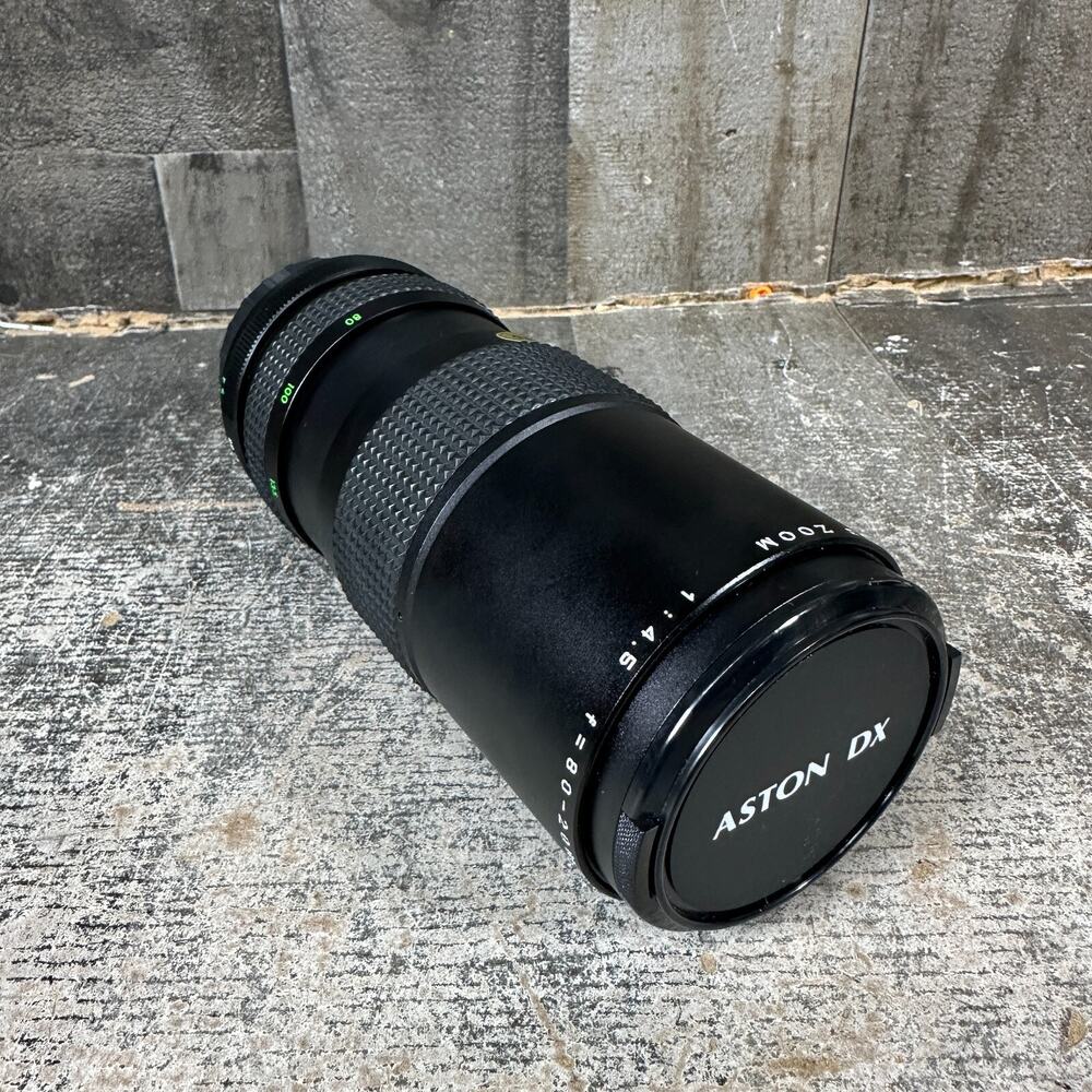 VINTAGE Aston DX 1:45 F = 80 -‎ 200mm Camera Lens & cover